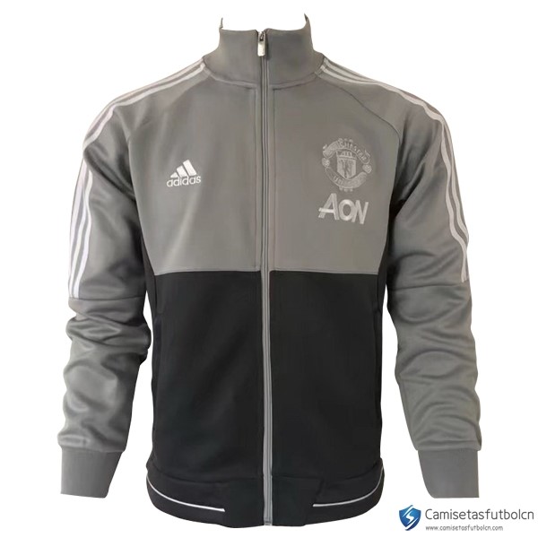 Chaqueta Manchester United 2017-18 Gris Negro